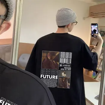 Альбом Хип-хоп рэпера Future I Never Liked You, двусторонняя футболка с графическим рисунком, унисекс, высококачественная футболка, мужские модные повседневные футболки
