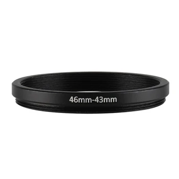 Алюминиевое Понижающее Фильтрующее Кольцо 46 мм-43 мм 46-43 мм 46-43 Адаптер Фильтра для Объектива Canon Nikon Sony DSLR Camera Lens