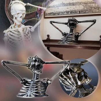 Безумие в стиле Break The Rules Скульптура бюста скелета Декор бюста скелета из смолы Бюст с анатомией скелета