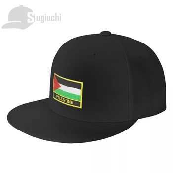 Бейсболка с логотипом и вышивкой флага страны Палестина, мужская Женская Летняя бейсболка унисекс в стиле хип-хоп, хлопковая бейсболка Snapback для гольфа, кепки для дальнобойщиков
