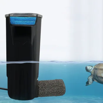 Бесшумный фильтрующий насос для аквариума, дизайн большой емкости, водоочиститель водопадного типа для аквариума с рыбками (4,1 x 15 x 20,1 см)