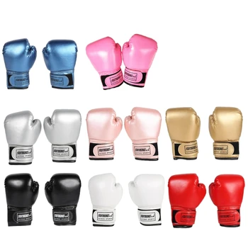Боксерские детские перчатки для спарринга Боксерская груша Тренировочные рукавицы Муай Тай Панч Кикбоксинг H053