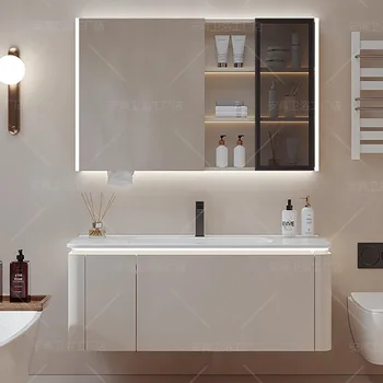 Витрина Туалетный столик Шкафы для ванной Зеркало с подсветкой Многоцелевые шкафы для ванной Комнаты Узкая мебель для комнаты Banyo Dolapları YX50BC
