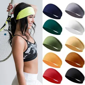 Впитывающая велосипедная повязка на голову для йоги, новые 10 стилей, повседневная мужская спортивная повязка на голову, спортивные повязки для мужчин и женщин