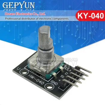 Вращающийся на 360 Градусов Модуль Энкодера Brick Sensor Switch Плата Разработки KY-040 С Выводами Для Arduino