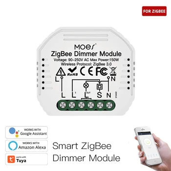 Голосовое Управление Tuya Switch Mini Dimmer Module 1/2 Way Smart Switch Переключатель Умного Дома