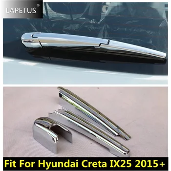 Декоративная накладка стеклоочистителя заднего стекла автомобиля Подходит для Hyundai Creta IX25 2015 2016 2017 ABS Блестящие внешние аксессуары