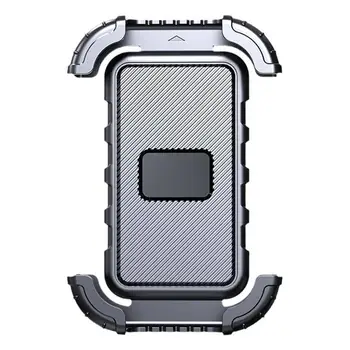 Держатель для велосипедного телефона, вид на 360 градусов, Универсальный держатель для велосипедного телефона, подставка для мобильного телефона, Противоударный кронштейн, зажим для GPS