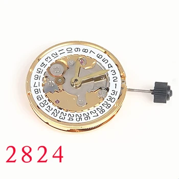 Детали часов оригинальный механический механизм 2824 с автоматическим механическим механизмом золото серебро новый оригинальный механизм