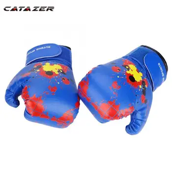 Детские боксерские перчатки из искусственной кожи для маленьких девочек и мальчиков, детские боевые рукавицы, детские перчатки для грэпплинга от 2 до 11 лет