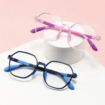 Детские очки с защитой от синего света, компьютерные TR90, Удобные очки для онлайн-занятий, защита глаз, сверхлегкая оправа