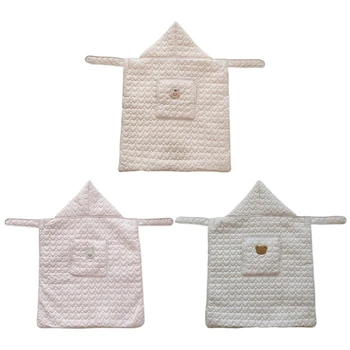 Детское Пончо-одеяло с рисунком для младенцев, легкое портативное детское одеяло