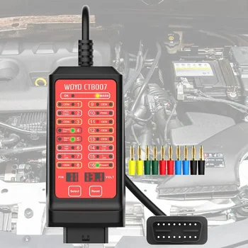 Диагностический инструмент OBD2 16 Pin Break Out Box Автомобильный протокол Детектор Диагностический инструмент для авто Тестер автомобилей CTB007