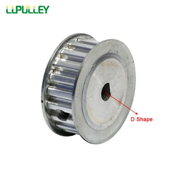 Диаметр отверстия зубчатого шкива LUPULLEY XL 24T D-образной формы: 6x5/6x5.5/8x7.5/10x9/8x7 мм Ширина 11 мм Лазерный станок для шкивов XL 24T