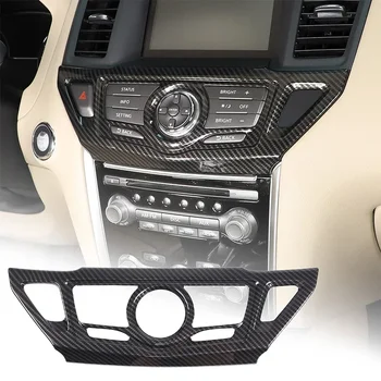 Для Nissan Pathfinder 2013-2020 ABS Центральная кнопка управления автомобилем Рамка крышка Декоративная наклейка Аксессуары для интерьера
