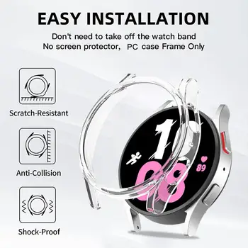 Для Samsung Galaxyes Watch 5 40 мм/44 мм Смарт-Часы Ремешок На Запястье Кронштейн PC Frame Shell Подарок Для Женщин Мужские Аксессуары Инструменты