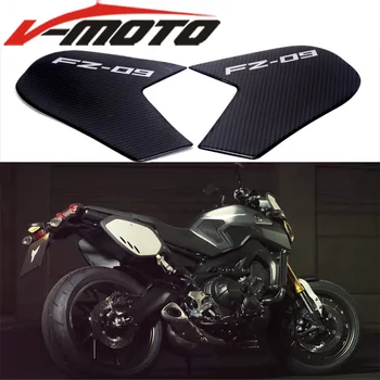 Для Yamaha FZ-09 FZ09 с 2014 по 2017 2018 Мотоцикл Протектор Противоскользящая накладка на бак Наклейка Газовый коленный захват Тяговая боковая наклейка