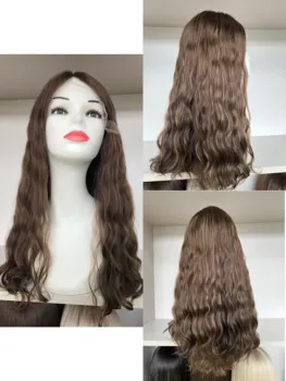 Европейские кошерные парики для волос натурального цвета TsingTaowigs Из человеческих волос, еврейский парик, кружевной топ для женщин, бесплатная доставка