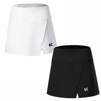 Женские спортивные юбки 2 в 1 с шортами, юбка для бадминтона, шорты для настольного тенниса, Дышащие юбки для йоги, гольфа, бега трусцой