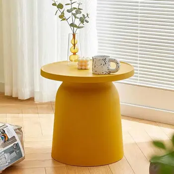 Журнальные столики в скандинавском стиле для гостиной Премиум Минималистичный Круглый красочный столик в стиле лофт от Tavolino Da Salotto