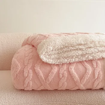Зимнее Теплое Вельветовое одеяло, Плюшевое Пушистое одеяло до колен, чехол для дивана, плед, украшение дома, Роскошное одеяло, Детское одеяло
