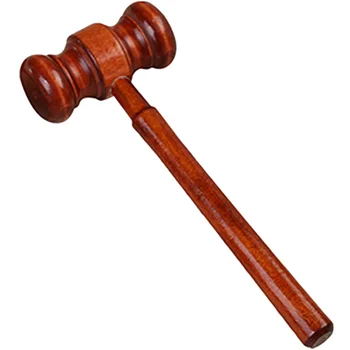 Игрушечный молоток Судья Аукциона Деревянный Мини-блок Молоток Суд Детский Игровой Ролевой набор Дети Бьют юриста Правосудие Деревянный Зал суда