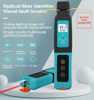 Идентификатор оптического волокна Orientek + VFL + Светодиодная подсветка, Детектор Идентификатора Оптического Волокна OFI В режиме реального Времени, Измеритель Оптической мощности