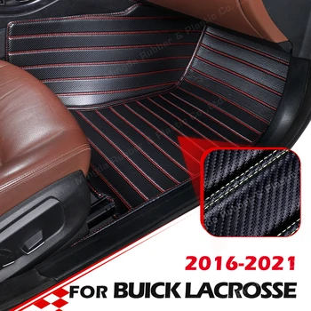 Изготовленные на заказ коврики из углеродного волокна для Buick LaCrosse 2016-2021 17 18 19 20 Футовое ковровое покрытие Аксессуары для интерьера автомобилей