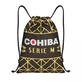 Изготовленные На Заказ Кубинские Сигары Cohiba Drawstring Bag Мужчины Женщины Легкий Спортивный Рюкзак Для Хранения В Тренажерном Зале