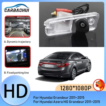 Интеллектуальные Динамические Траектории Отслеживают Водонепроницаемую Камеру Заднего Вида Автомобиля Для Hyundai Grandeur 2011 ~ 2015 Azera HG Grandeur 2011 ~ 2015