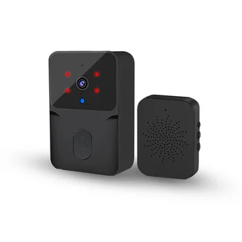 Интеллектуальный визуальный дверной звонок беспроводная камера домашнего мониторинга удаленный двусторонний домофон WIFI беспроводной дверной звонок