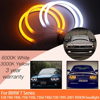 Комплекты колец Angel Eyes Halo для BMW 7 серии E38 740i 740iL 750i 750iL 730d 740d 728i 1995-2001 КСЕНОНОВАЯ фара