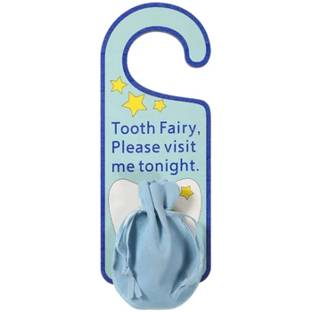 Красочная дверная вешалка для зубной феи с держателем для защиты зубов, поощрительные подарки R7UB