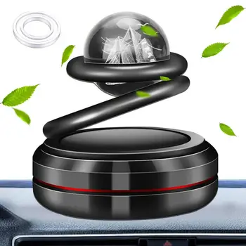 Креативный Автомобильный Ароматерапевтический Диффузор Rotary Planet Освежитель Воздуха Духи Для Приборной Панели На Солнечных Батареях Автомобильные Духи