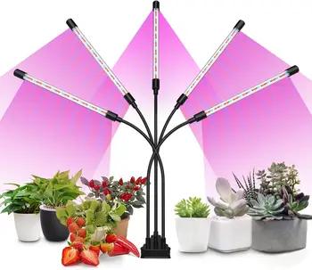 Лампы Для выращивания растений, USB Plant light для комнатных растений с Тайммером 4/8/12 часов