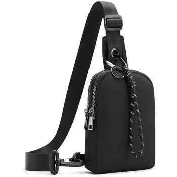 Маленькая сумка через плечо для мужчин, женская спортивная сумка, уличная нагрудная сумка, кошелек через плечо, дорожный кошелек для телефона, сумка через плечо 517D