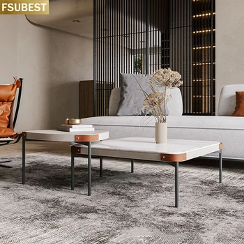 Мебель для дома Мрамор, роскошная латунь, журнальный столик в скандинавском стиле, приставной столик в гостиной, диван, стол Mesa De Centro с возможностью подъема