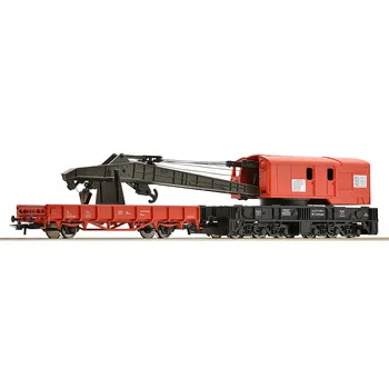 Модель поезда ROCO HO 56240 Crane Грузовой вагон 1/87 Железнодорожный вагон Игрушка в подарок