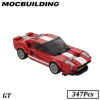 Модель Суперкара GT Car Sportcar Moc Building Block Display Set DIY Кирпичная Конструкция Игрушка В Подарок Рождественский Подарок На День Рождения