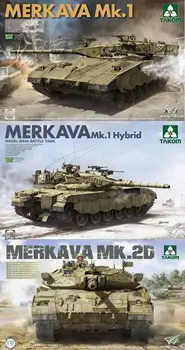 Модель танка Takom 2078, 2079 и 2133 в масштабе 1/35 Merkava Mk.1 и Merkava Mk.1 Hybrid и Merkava Mk.2D