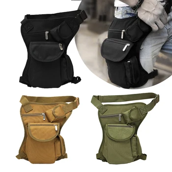 Мужская военная тактическая сумка для ног, поясная сумка, сумка для езды на мотоцикле, портативная поясная сумка, поясная сумка для бедер, сумка-мессенджер