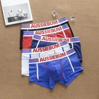 Мужская мода Aussiebum - это супер крутые европейские и американские студенческие шорты из чистого хлопка boyshort.
