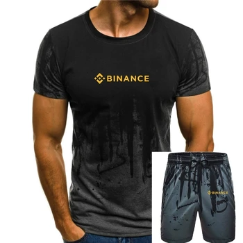 Мужская футболка с коротким рукавом Binance Футболка Crypto Shirt Футболка Slim Fit Футболка футболки-топы