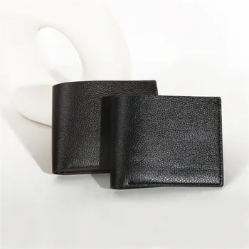 Мужской Ретро кошелек Новый кожаный кошелек для монет Сумка для карт Модный Короткий кошелек Высококачественная портативная сумка