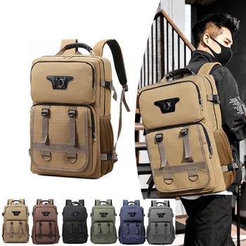 Мужской рюкзак, винтажные рюкзаки, уличная нейлоновая дорожная сумка, водонепроницаемый рюкзак для ноутбука, рюкзак Mochila, многофункциональная школьная сумка