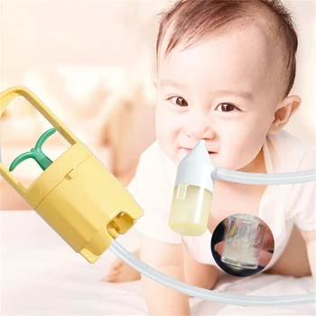Назальный аспиратор для младенцев и малышей, ручной очиститель слизи из носа для новорожденных