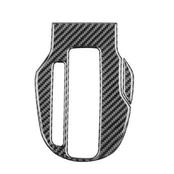 Наклейка с отделкой панели переключения передач автомобиля из углеродного волокна для Honda FIT JAZZ 2014-2018