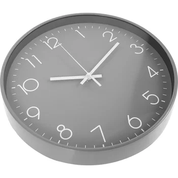 Настенные часы + часы круглой формы Домашний декор Гостиная ПВХ Подвесные декоративные