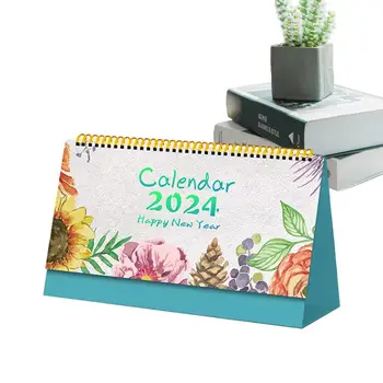 Настольный календарь Ежемесячные календари для планирования рабочего стола Креативные планировщики столов из плотной бумаги и праздников для класса учащихся