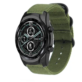 Нейлоновый Ремешок Для Huawei Watch GT/GT2 46 мм Honor Magic 2 Смарт-браслет Ремешки Для TicWatch Pro 3 GPS LTE Браслет Correa